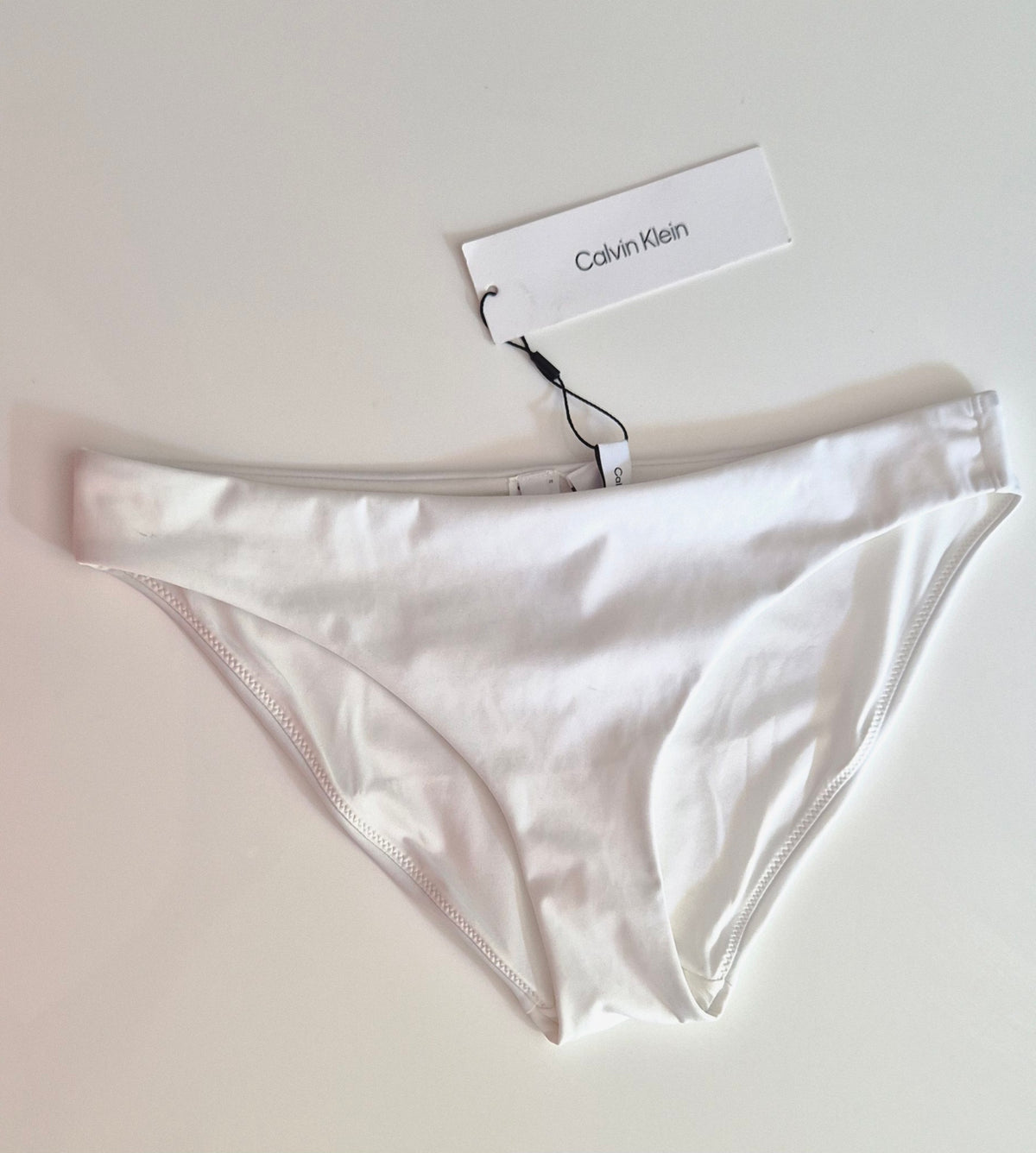 Bas de bikini Calvin Klein Blanc - Neuf avec étiquette - Taille S