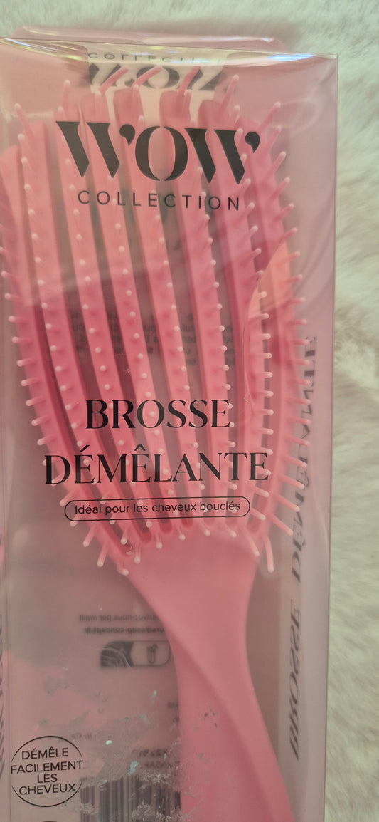 Brosse démêlante rose - Wow Collection