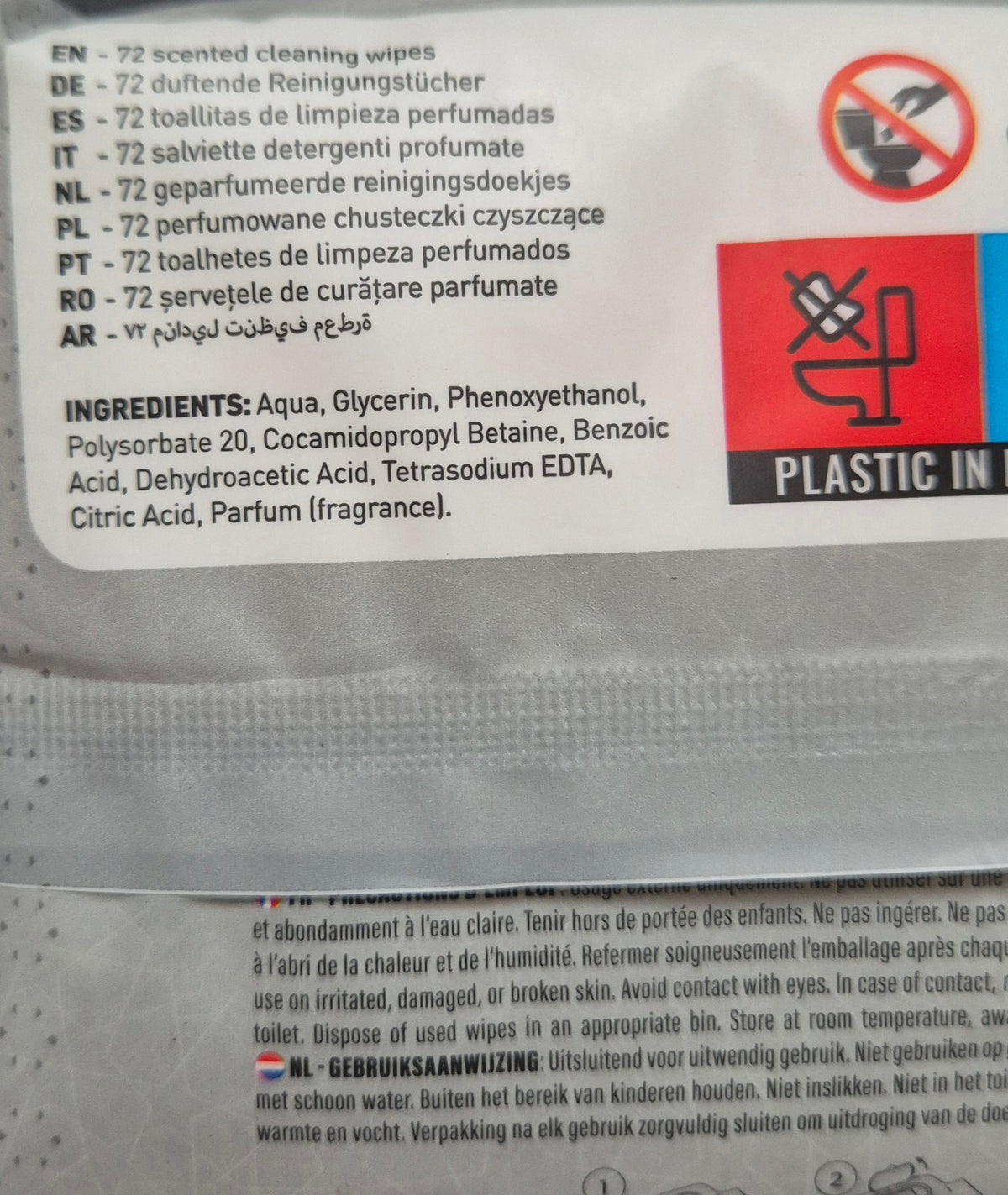 Lingettes Nettoyantes Parfumées Visage & Corps "Dubai Style" – Édition Limitée Orientale (72 pcs)