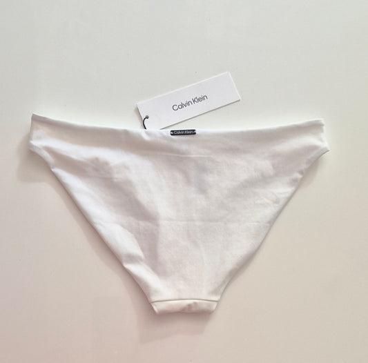 Bas de bikini Calvin Klein Blanc - Neuf avec étiquette - Taille S