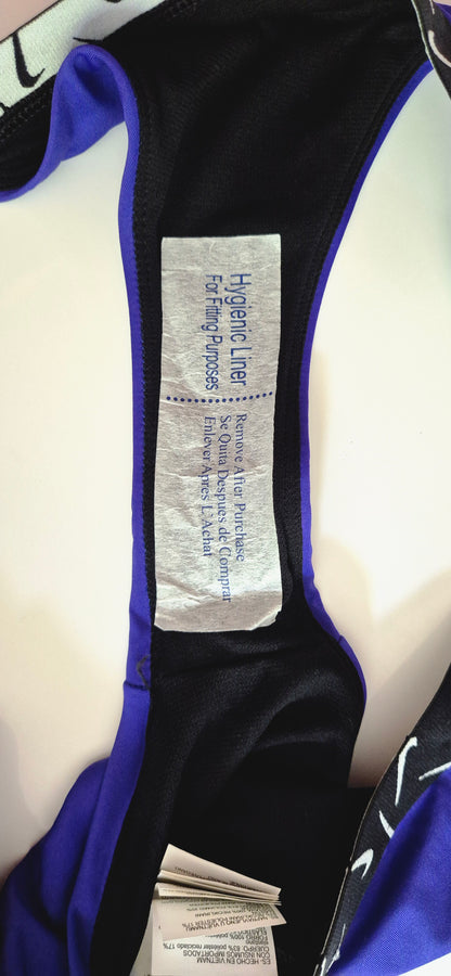 Bas de maillot de bain Nike reversé violet/noir - Taille L - NESSB364 - .