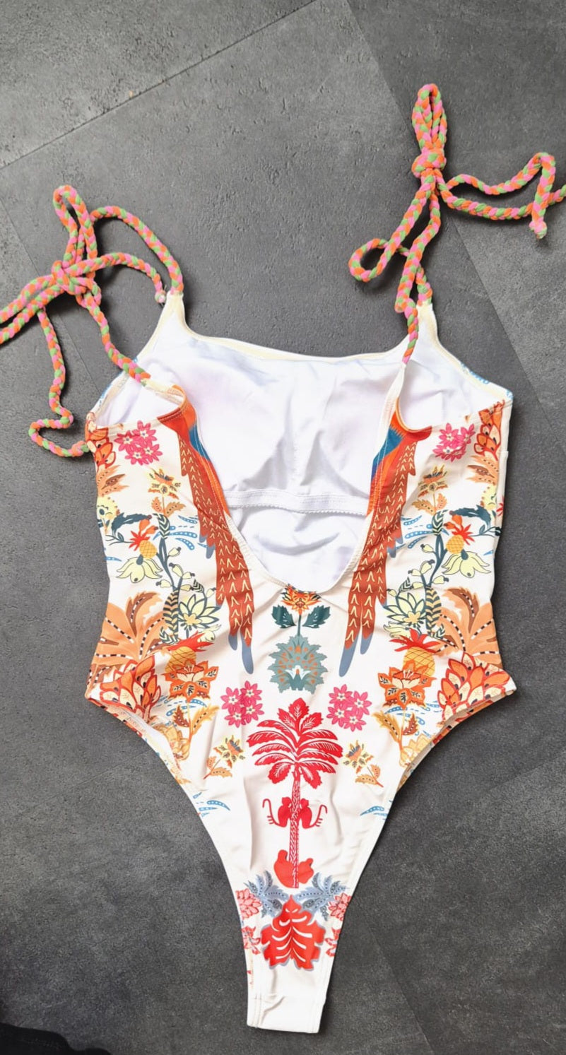 Maillot de bain 1 pièce tropical