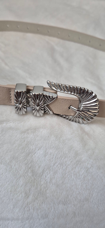 Ceinture Western Beige Femme - Captain Tortue