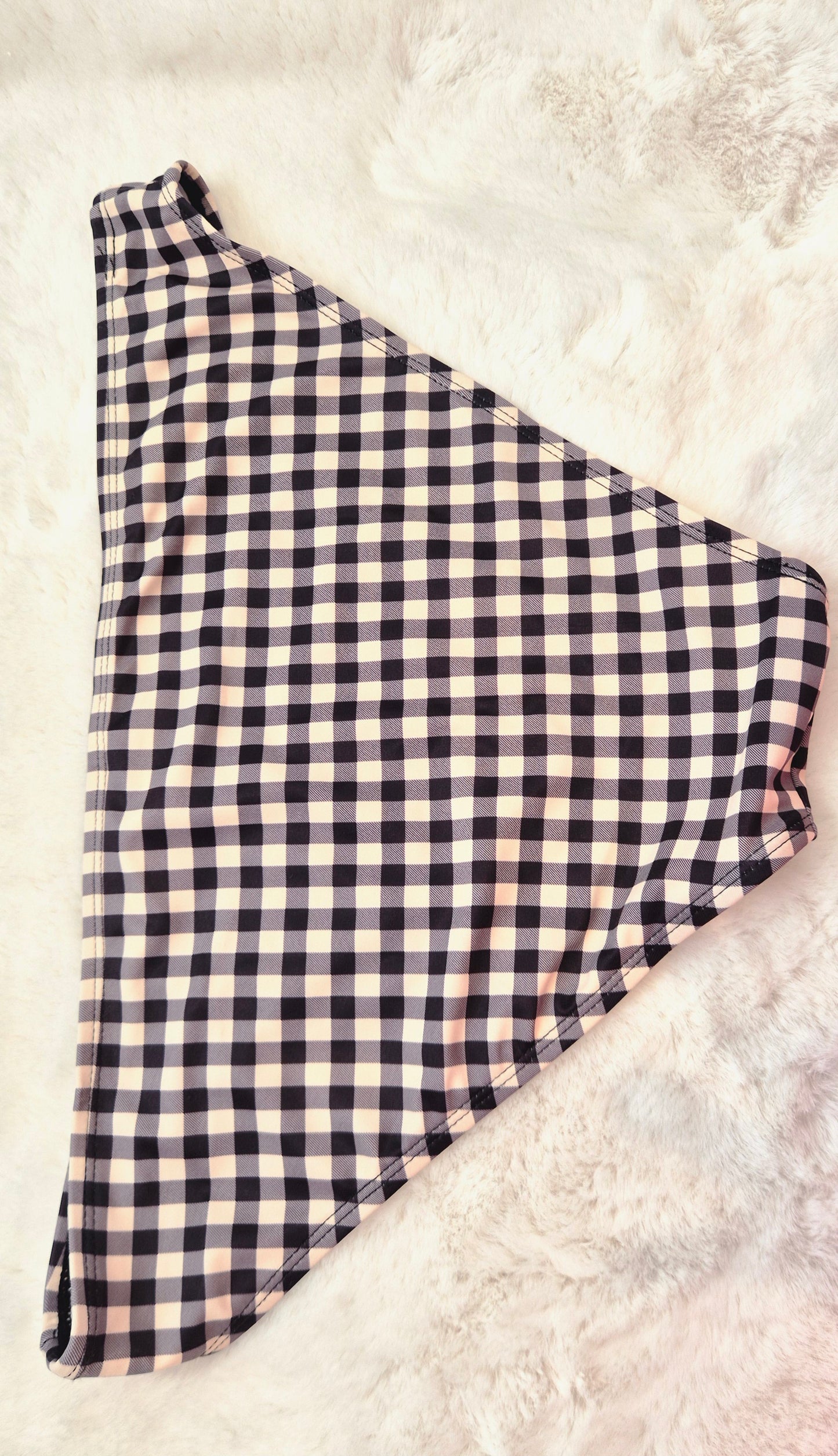 Bas de Maillot de Bain Taille Haute — MINUS (Modèle Jasira / Sand Checked) XXL