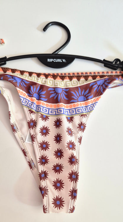 Bas de bikini Rip Curl "Amare" - Neuf avec étiquettes - Taille M - Imprimé Bohème