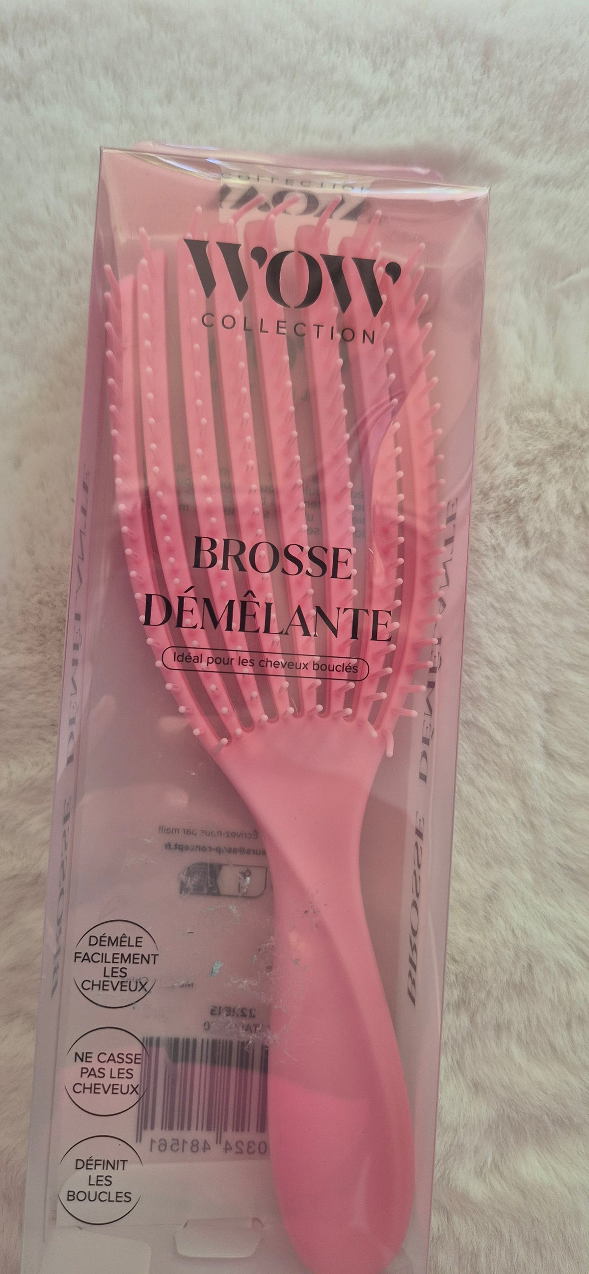 Brosse démêlante rose - Wow Collection