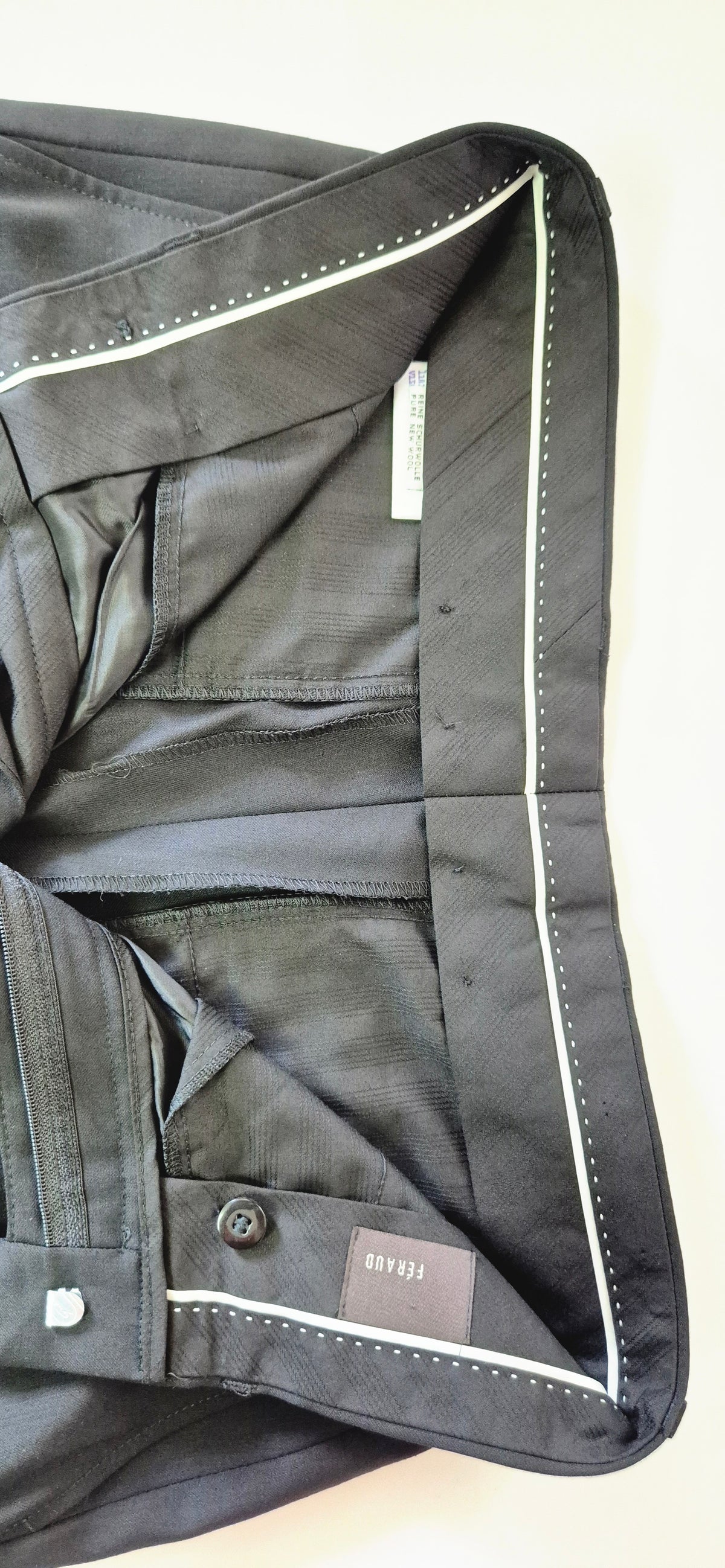 Pantalon de costume FÉRAUD 100% Pure Laine (Woolmark)