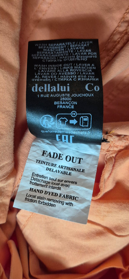 Pantalon stretch couleur pêche / corail - Lady Delahaye