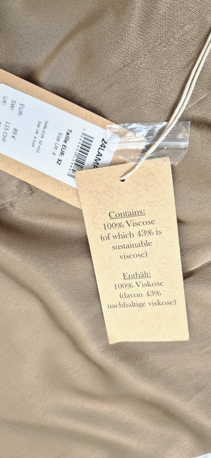 Pantalon Satiné Beige Elora
