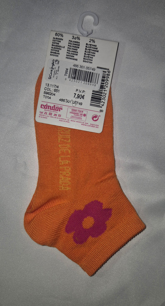 Chaussettes Fille Agatha Ruiz de la Prada - Rose motifs Tulipes - Plusieurs Tailles