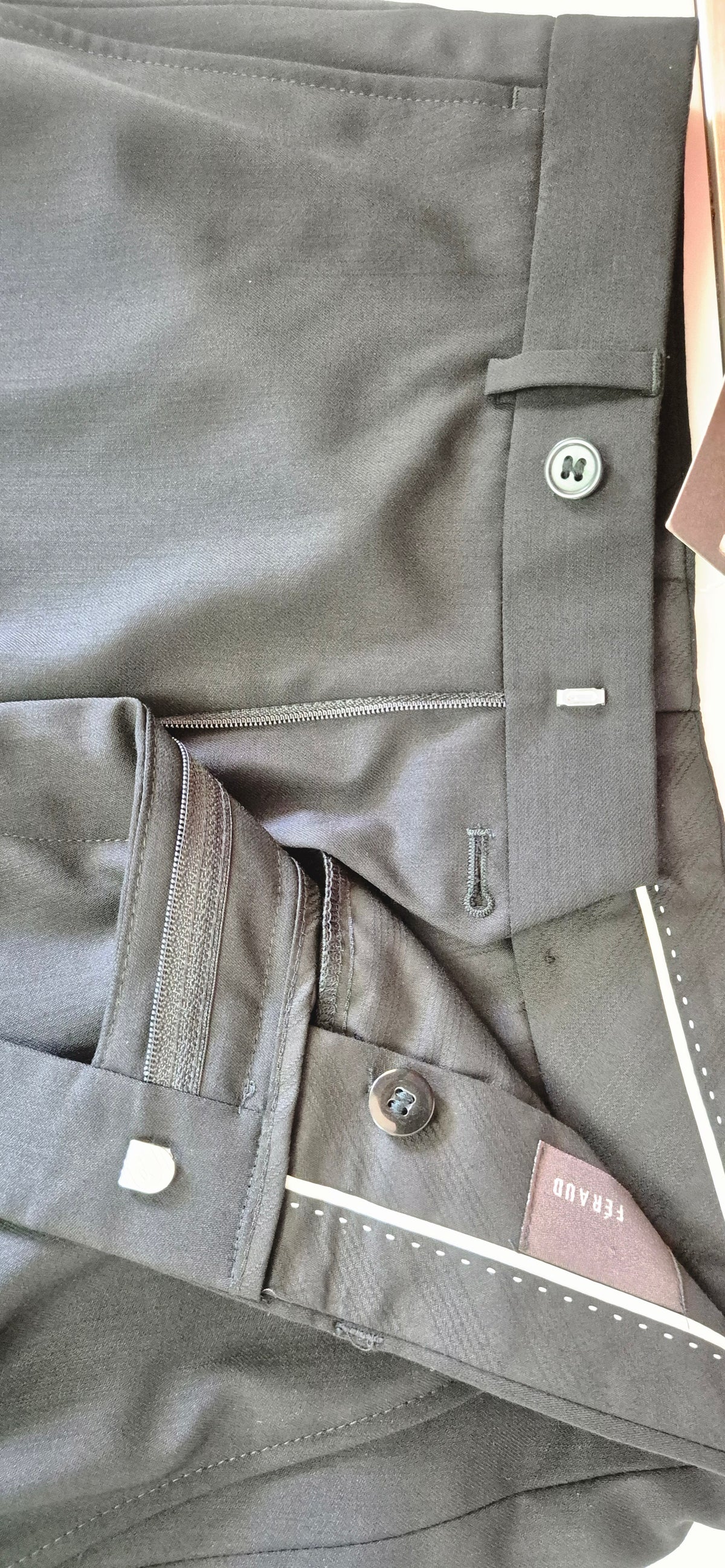 Pantalon de costume FÉRAUD 100% Pure Laine (Woolmark)