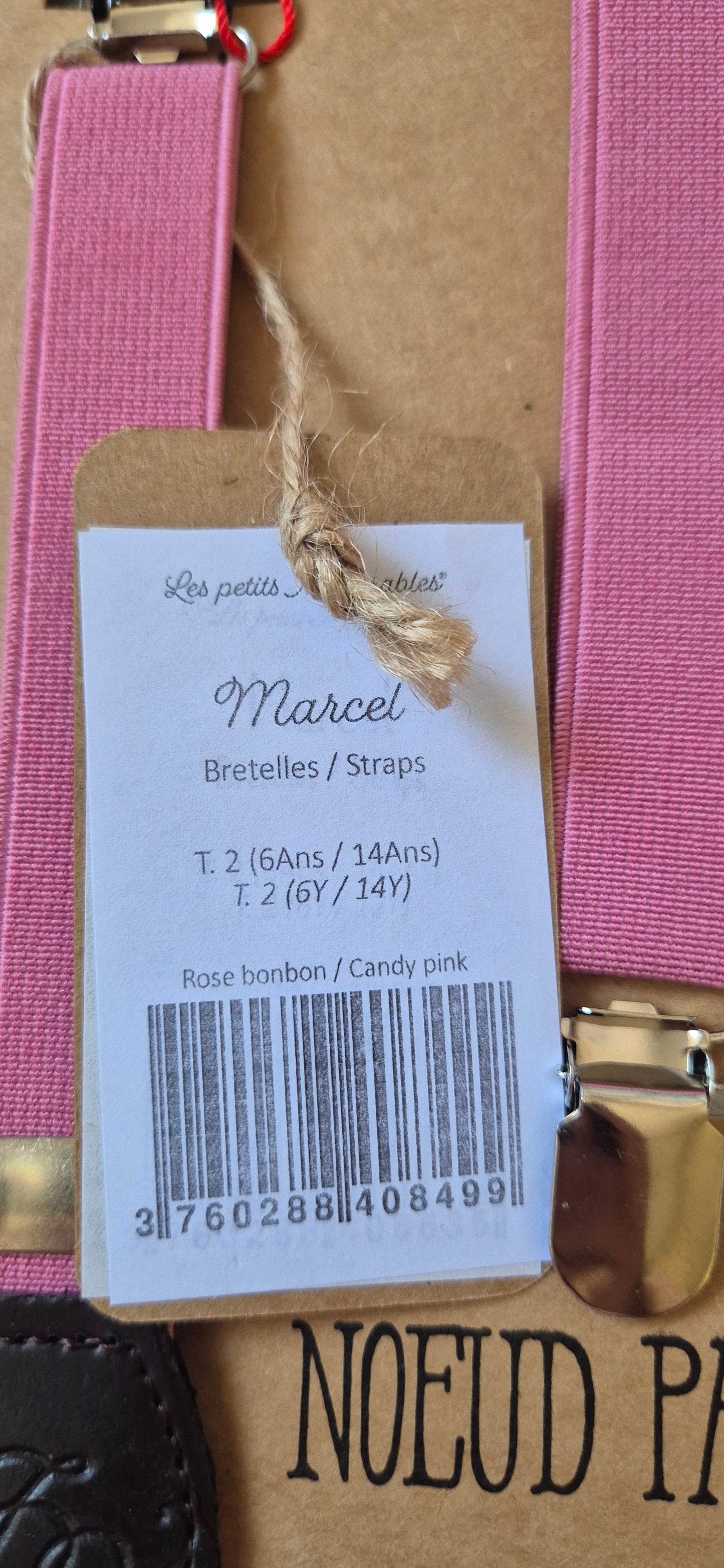 Bretelles Enfant Marcel Bleu Azur (Taille 2 : 6 - 14 ans) – Les Petits Inclassables