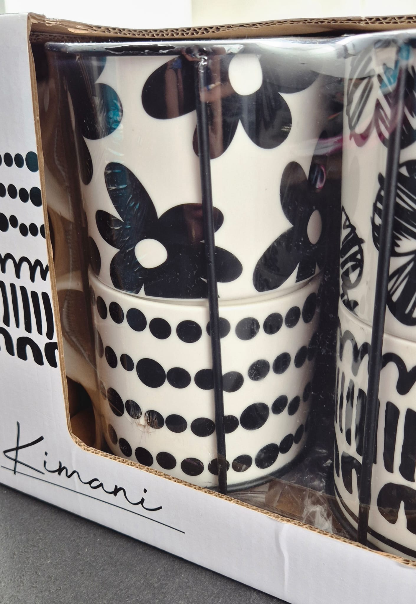 Set de 4 grandes tasses / mugs Kimani Table Passion