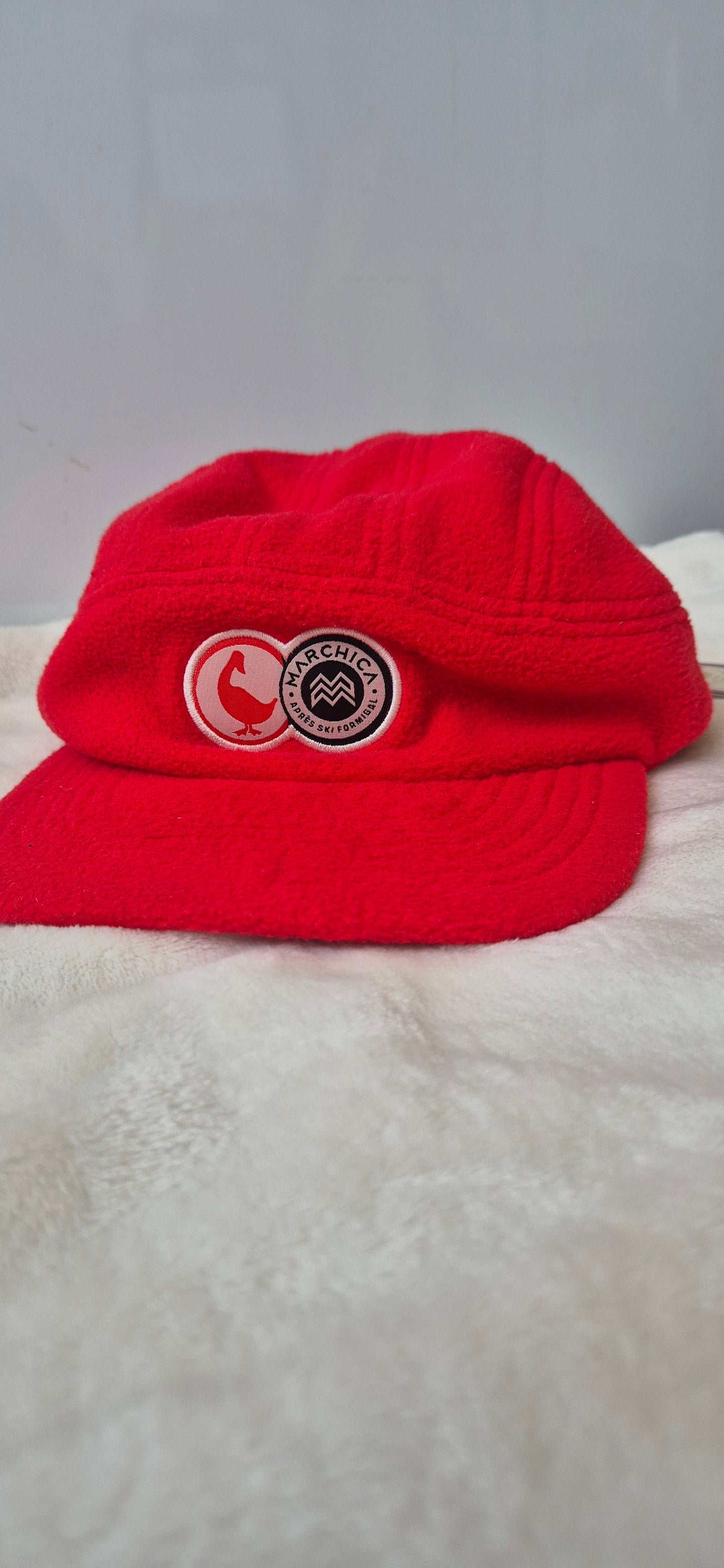 Casquette Polaire Rouge El Ganso