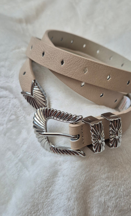 Ceinture Western Beige Femme - Captain Tortue