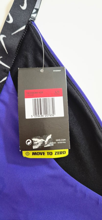 Bas de maillot de bain Nike reversé violet/noir - Taille L - NESSB364 - .