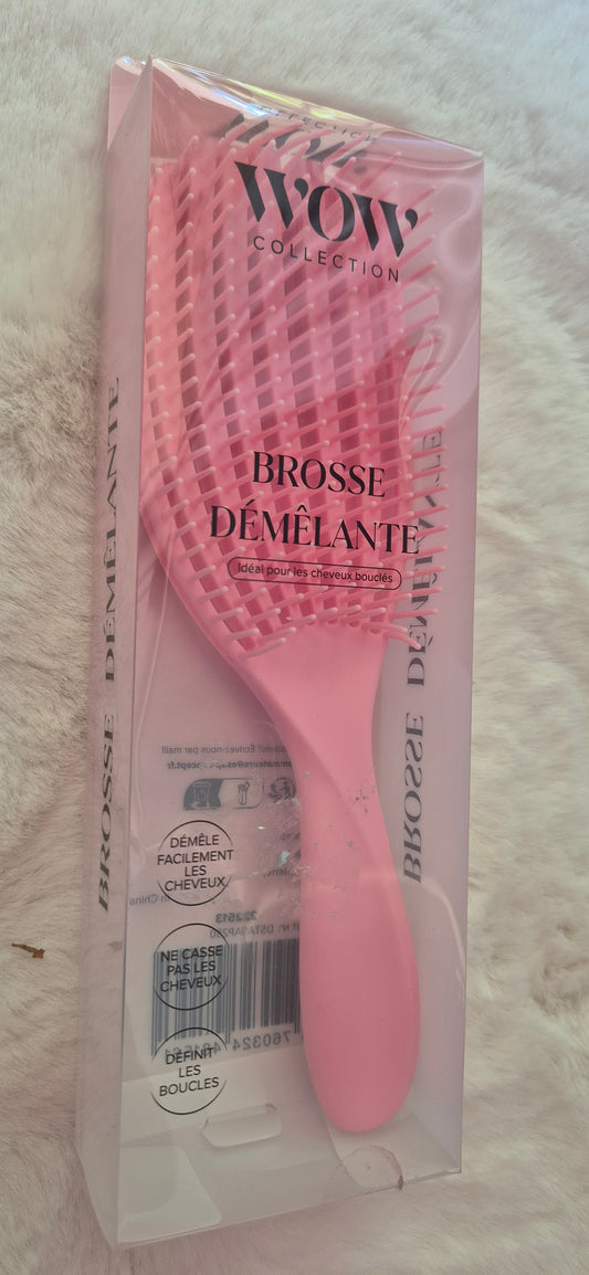 Brosse démêlante rose - Wow Collection