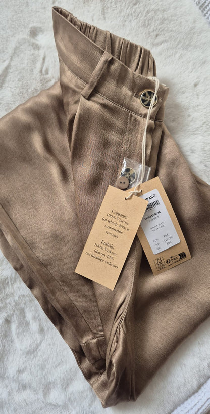 Pantalon fluide satiné Elora