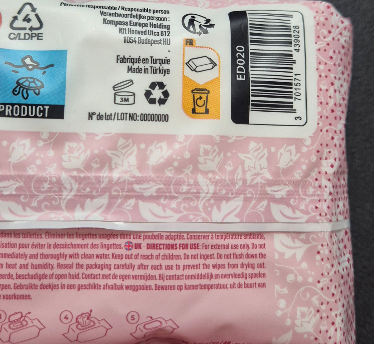 Lingettes Nettoyantes Parfumées Visage & Corps "Dubai Style" – Édition Limitée Orientale (72 pcs)