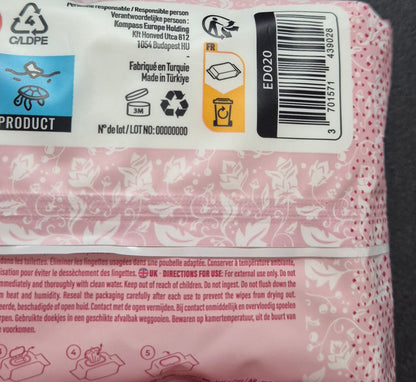 Lingettes Nettoyantes Parfumées Visage & Corps "Dubai Style" – Édition Limitée Orientale (72 pcs)