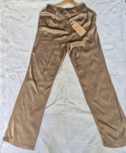 Pantalon fluide satiné Elora