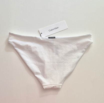 Bas de bikini Calvin Klein Blanc - Neuf avec étiquette - Taille S