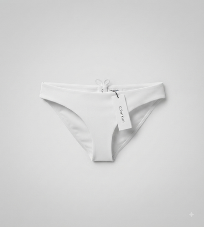 Bas de bikini Calvin Klein Blanc - Neuf avec étiquette - Taille S