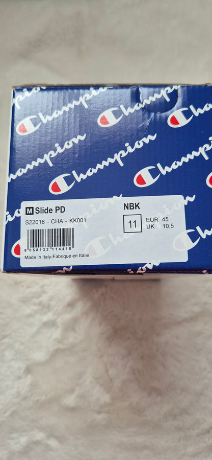 Claquettes Champion Slide PD - Noir & Rouge (Modèle S22018-CHA-KK001)