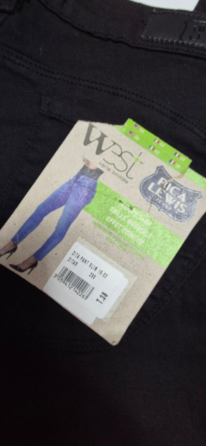 Jean slim noir effet push-up "Zita"  Rica Lewis
