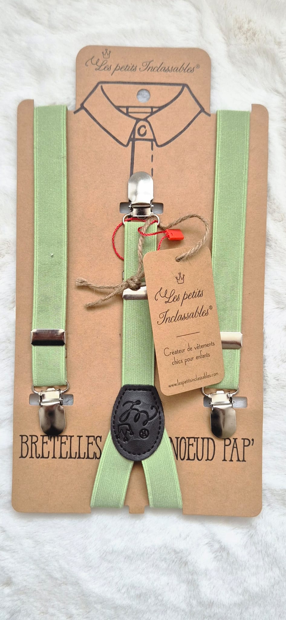 Bretelles "Marcel" – Les Petits Inclassables (Vert Citron)
