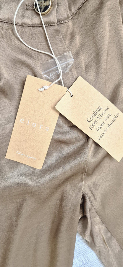 Pantalon Satiné Beige Elora